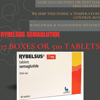 Rybelsus Semaglutide Slimming Tablet available in 3 mg, 7 mg and 14 mg 7 BOXES - 17 BOXES Ship from Philippines