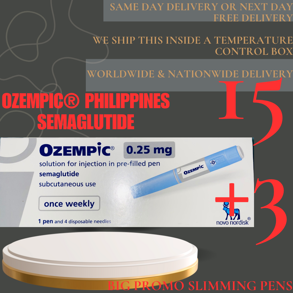 Ozempic® Philippines (semaglutide) 0.25 mg Solution for Injection / 15 Pens or 15 Boxes
